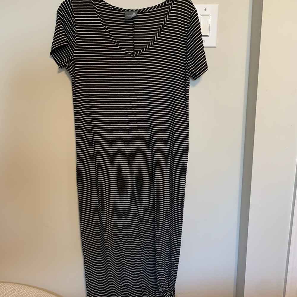 B&W Maxi Dress